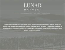 Tablet Screenshot of lunarharvestwine.com